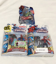 Marvel and Maisto, Two Spider-Man Toy Figures and Vantasy Lizard Vehicle