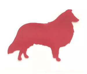 Rough Collie Dog Stickers Iron On Decals For Clothes T-Shirt DIY 50mm x 2 - Picture 1 of 1