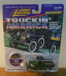 Johnny Lightning Truckin America 1929 Green Ford Model A Pickup NIP - Picture 1 of 2