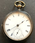 Antique 1875 Waltham Broadway 1857 Pocket Watch Parts Good Balance 18s 7j USA