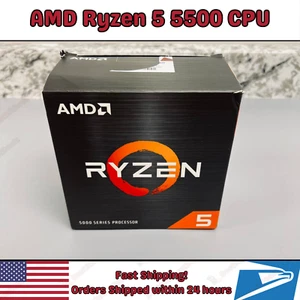 AMD Ryzen 5 5500 6-Core 3.6GHz Socket AM4 65W CPU Desktop Processor - Picture 1 of 6