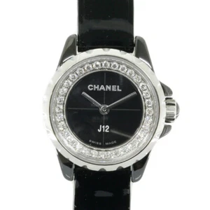 CHANEL Watches H4663 black Silver Stainless Steel ceramic diamond J12・XS - Picture 1 of 7