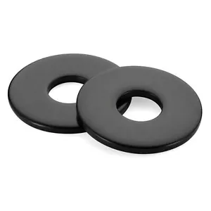 M8 Rondelle Piatte Nere 8,4mm ID 23,5mm OD 2,0mm Spessore per Fissaggi a Vite 304... - Foto 1 di 3