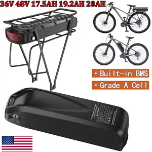 52V 48V 36V 17.5Ah 20Ah Electric Bicycle Ebike Lithium Battery BMS Rechargeable - Picture 1 of 37