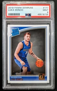 Luka Doncic 2018-19 Panini Donruss Rated Rookie PSA 9 Dallas Mavericks - Bild 1 von 3