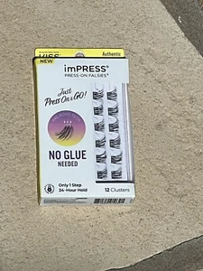 Kiss Impress Press On Falsies Authentic Natural 12 Cluster Neu im Karton 91039 - Bild 1 von 18
