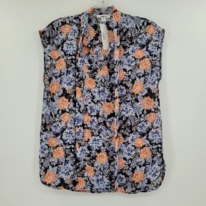 Bar III Women's Cap-Sleeve Floral Blouse Multi XXS - Picture 1 of 7