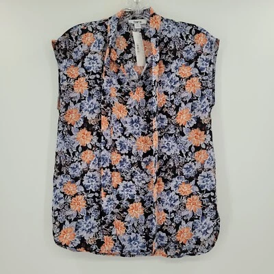 Blusa floral Bar III para mujer manga gorra multi XXS Foto 1 de 4