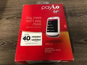 PayLo by Virgin Mobile LG Aspire Touchscreen Cellphone - White - Picture 1 of 1
