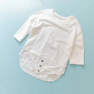 Sudadera Popover Neon Buddha Blanca Manga 3/4 Cuello Redondo Talla Mediana De Gran Tamaño - Imagen 1 de 5