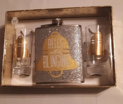 Vasos de frasco y chupito Wild Eye Designs, las campanas resplandecerán Foto 1 de 4