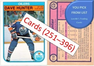 1982-83 O-Pee-Chee OPC NHL Hockey Cards ( 251 - 396 ) - U-Pick From List - Picture 1 of 214