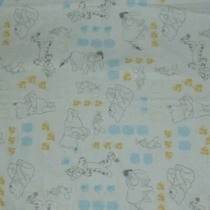 Fabric Piece Winnie the Pooh Tigger Piglet Eeyore Camelot - Picture 1 of 3