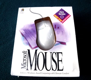 Vintage Microsoft PS/2 Mouse, NEW IN SEALED BOX - Picture 1 of 2