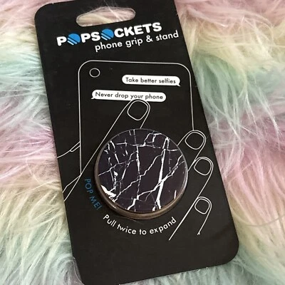 PopSockets 101251 Phone Holder - Black Marble - Image 1 of 4