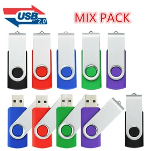 LOT 64GB 32GB 8GB 4GB 1GB, Mix Pack - USB2.0 Flash Memory Stick Pen Drive U Disk - Imagen 1 de 5