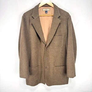Tommy Bahama Algodón Lana No Estructurado Blazer Abrigo Deportivo Hombres Mediano Marrón 3 Btn - Imagen 1 de 11