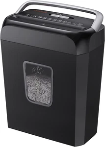 Bonsaii 6-Sheet Cross Cut Shredder for Home & Office with 13L Bin - Picture 1 of 12