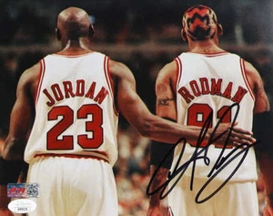 Dennis Rodman Chicago Autographed Photo 8x10 PIA - Picture 1 of 1