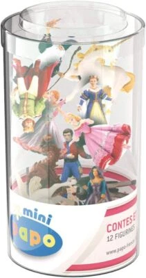 Papo 33012 Mini PLUS Enchanted world Tube, 12 pcs Figurines, Multicolour - Image 1 of 3