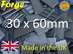 30 x 60 mm basi Wargaming rettangolari in plastica PLA per giochi da tavolo Warhammer 40k - Foto 1 di 7