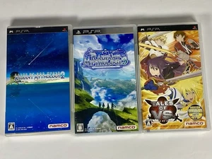 Lot4 PSP Tales of : World Rediant Mythology 2 , 3 & Versus - Sony PSP Game Japan - Picture 1 of 24