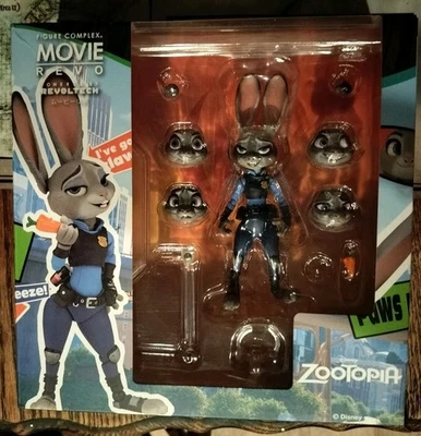 Figura de película DISNEY Kaiyodo ZOOTOPIA Judy HOPPS complejo Revo REVOLTECH No. 008 Foto 1 de 3