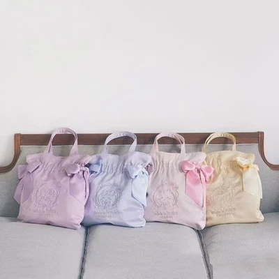 Japanese Maison chiikawa bow embroidery single-shoulder bag with large capacity - Image 1 of 4