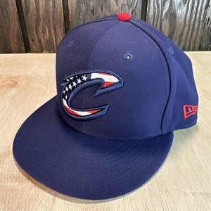 Cleveland Cavaliers New Era Sombrero Snapback 9Fifty Bandera Americana EE. UU. Gorra Azul Marino - Imagen 1 de 13