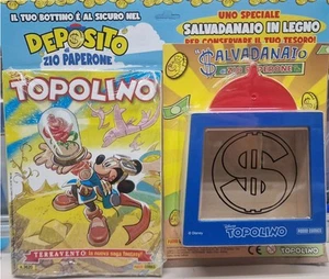 FD- TOPOLINO N.3620 SALVADANAIO IN LEGNO ZIO PAPERONE - PANINI DISNEY - D25 - Picture 1 of 1