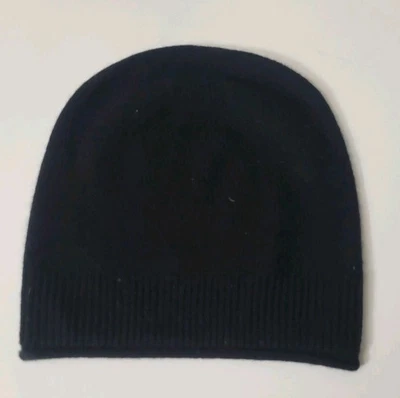GORRO HALÓGENO DIARIO 100% CACHEMIR SUAVE NEGRO SOMBRERO UNISEX TALLA ÚNICA Foto 1 de 3