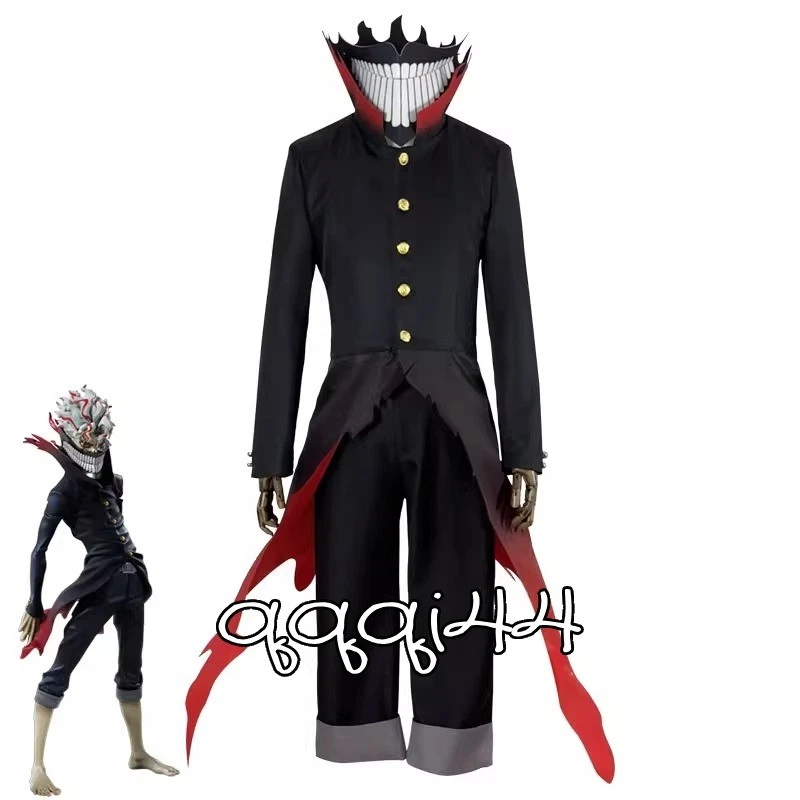 Dandadan Okarun Cosplay Traje Disfraz Negro Poliéster Uniforme Halloween Utilería Regalo Foto 1 de 4