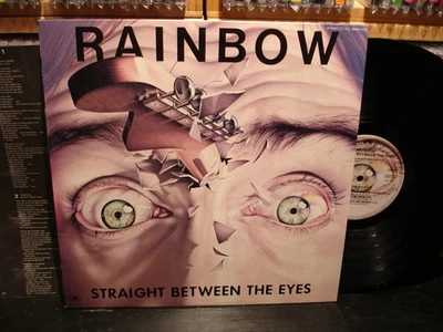 Rainbow – Straight Between The Eyes  ~ Vintage Japanese IMPORT LP - Image 1 of 4