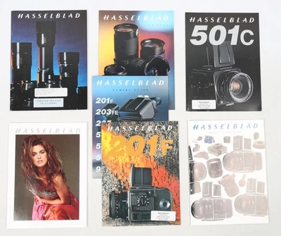 Lot of (7) Hasselblad Brochures / Magazines (1x with Cindy Crawford on Cover) - Image 1 of 4
