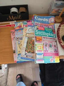 Lot of 23 magazines card making hunkydory just the magazines very good - Picture 1 of 10