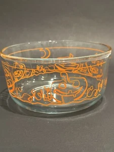 🎃Pyrex Halloween Storage Bowl Pumpkins- 1 Qt 4 Cup no lid - Picture 1 of 5