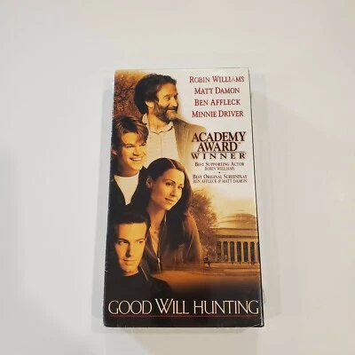Good Will Hunting (1997) Matt Damon, Robin Williams - VHS Sealed NEW - Image 1 of 3
