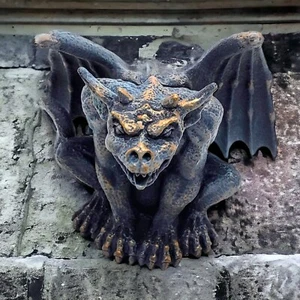 Gárgola Safari Ltd Juguete Fantasía Reinos Míticos Castillo Guardián Demonio Gótico - Imagen 1 de 12