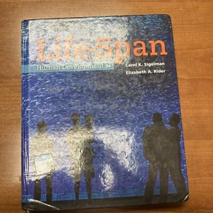Life-Span Human Development (9e) - Hardcover By Sigelman, Carol K - GOOD - Picture 1 of 3