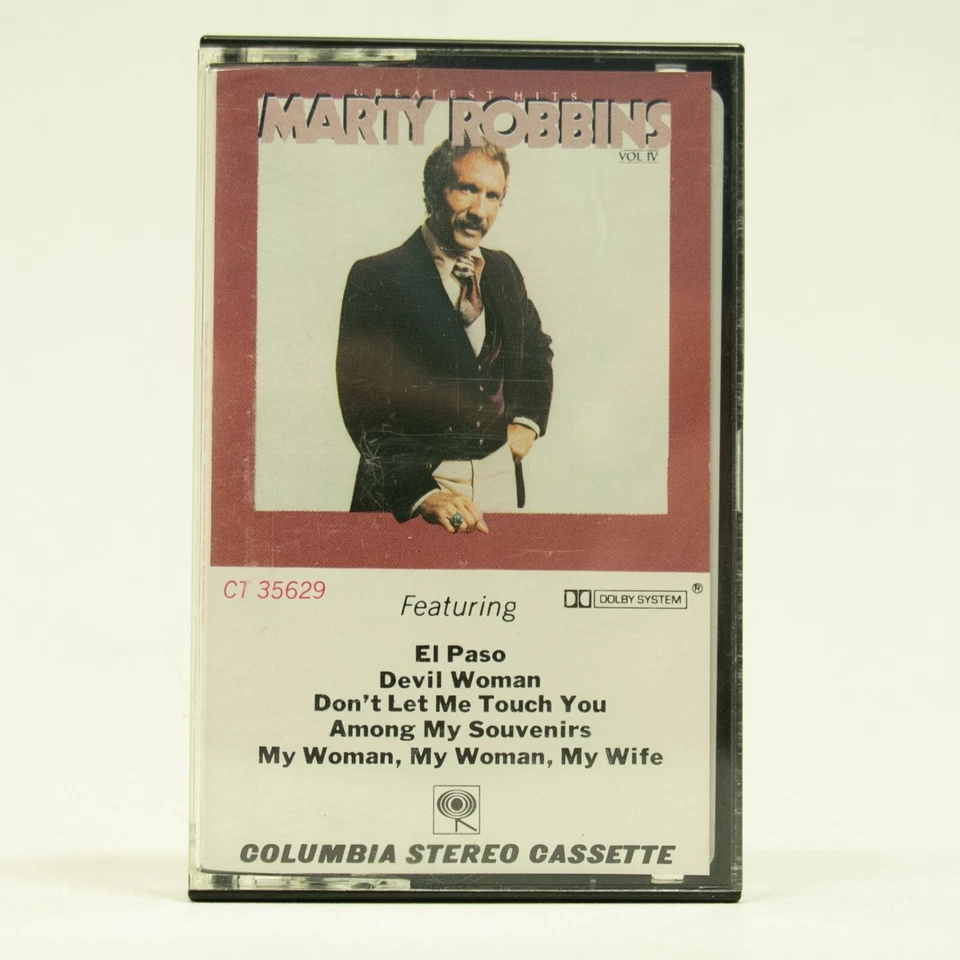 Marty Robbins Best Of Vol IV Cassette Tape 1981 El Paso Devil Woman - Image 1 of 4
