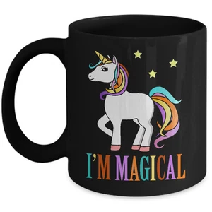 Besonderer Einhorn Kaffeebecher - I'm Magical - Einhorn Unikat Tasse - Bild 1 von 14