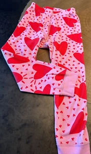 HANNA ANDERSSON HEART PAJAMA PANTS GIRLS SZ 4 EU 100 - Picture 1 of 3