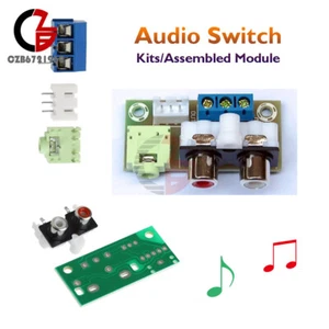 Płyta przełącznika audio RCA na gniazdo 3,5 mm zestaw przedniej płyty / zmontowany do wzmacniacza - Zdjęcie 1 z 24