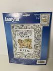 Counted Cross Stitch Kit THE KING LION 16" X 12" Janlynn Sampler animal gold New
