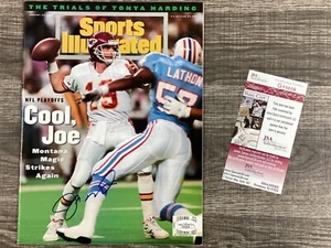 (SSG) JOE MONTANA Firmado Sports Illustrated Cargador Completo - Sin Etiqueta con Certificado de Autenticidad JSA - Imagen 1 de 10