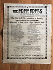 1912 The Free Press & Kentucky Grocer Newspaper Great Brewery & Beer Ads Vintage