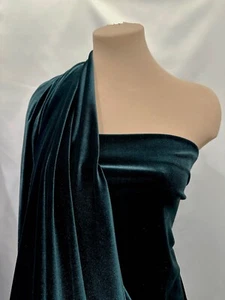 TERCIOPELO..ELÁSTICO..VERDOSO PORTADO.. 58" ANCHO.. FORMAL. COSPLAY, DISFRAZ. ESTIRAMIENTO 4 VÍAS - Imagen 1 de 2