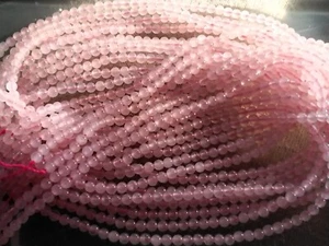 Cuarzo rosa natural, 2 mm redondo, aproximadamente 180 piezas, correo gratuito. - Imagen 1 de 1