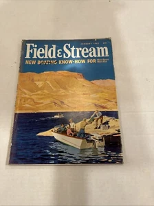 Field & Stream Jan 1962 Vintage Hunting & Fishing Magazine - Picture 1 of 5