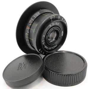 ⭐ CLA'd ⭐1973! INDUSTAR 50-2 Made in USSR Lens M42 + Adapter Canon EOS EF Mount - Picture 1 of 5
